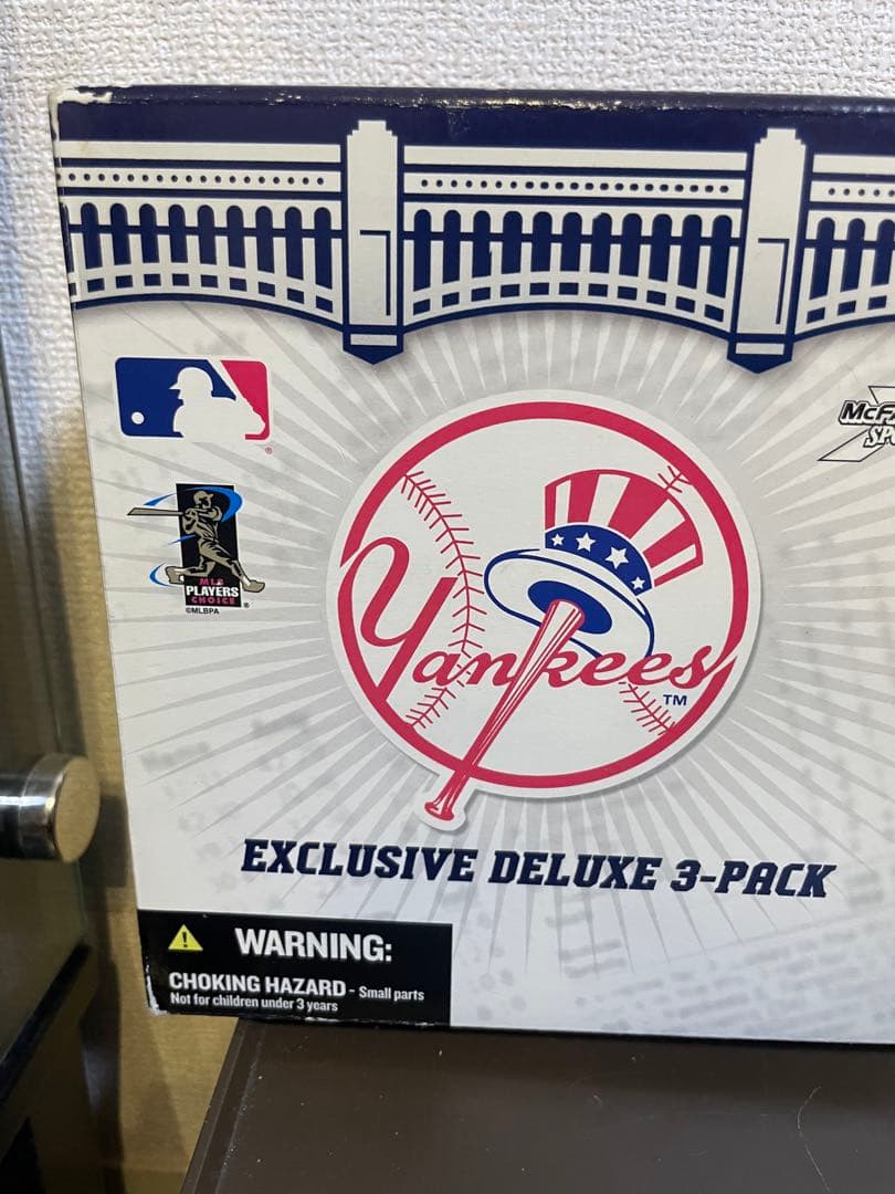 希少！ヤンキースEXCLUSIVE DELUXE 3-PACK フィギュアセット