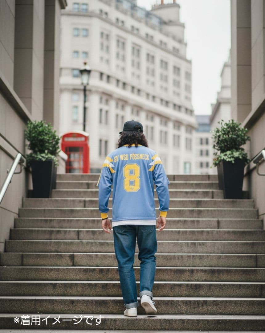 【adidas正規品】ヴィンテージ 長袖ユニ 80s/90s
