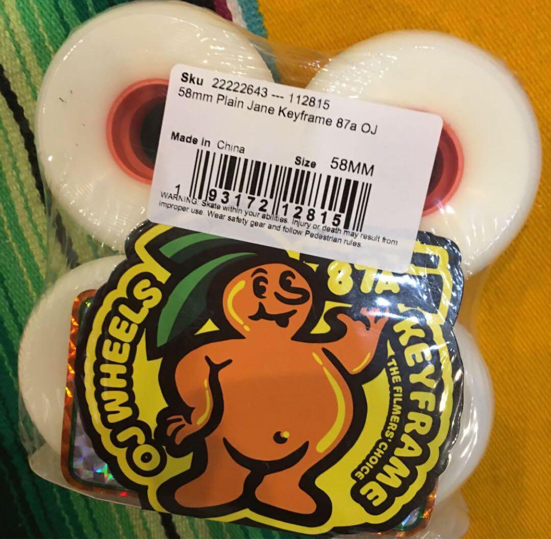 OJ WHEELS スケートボードウィール 58ミ