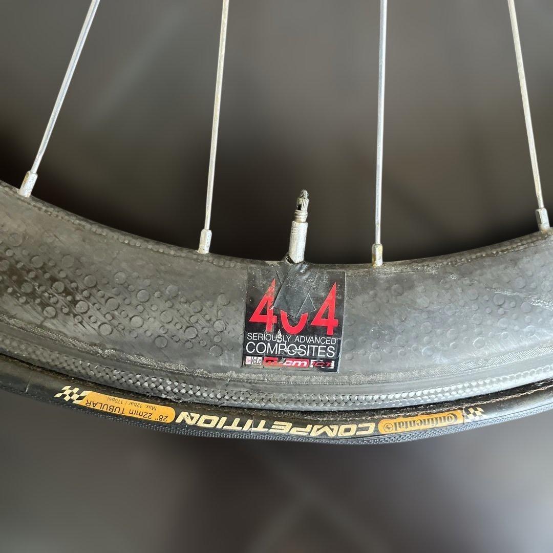 ZIPP 404 700cカーボン チューブラー ホイールセット シマノ 10S