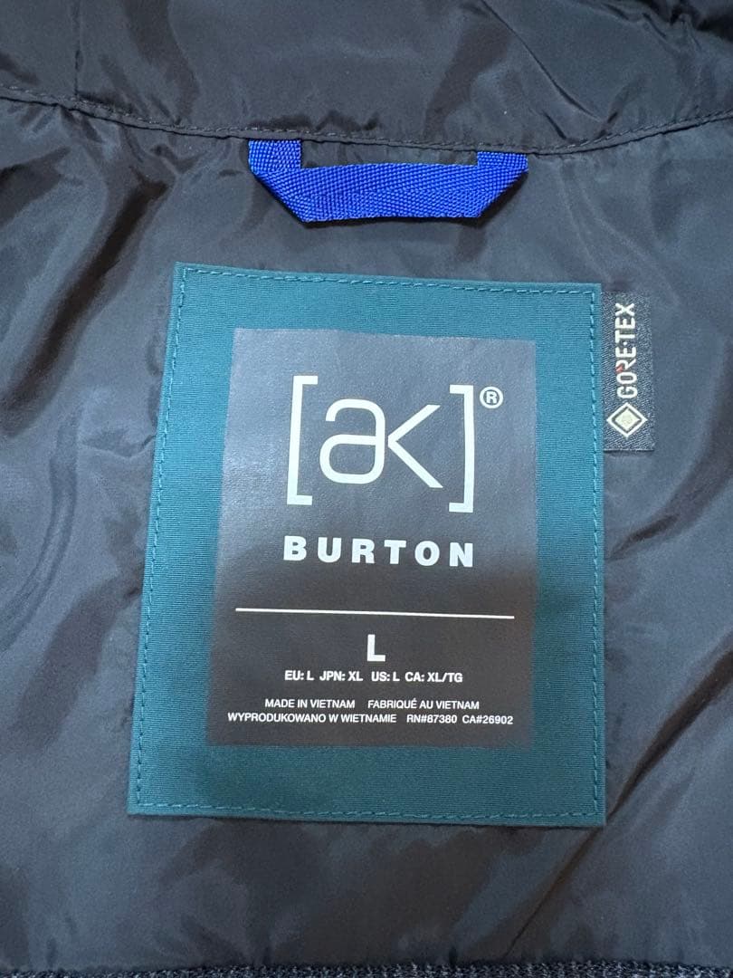 Burton ak GORE-TEX セットアップ L　Deep Emerald