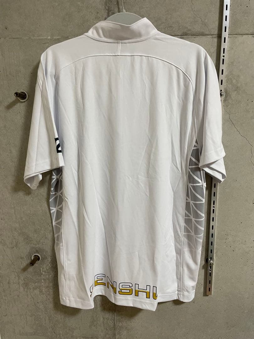 専修バスケ ハーフジップシャツ 緑と白のXL2枚セット
