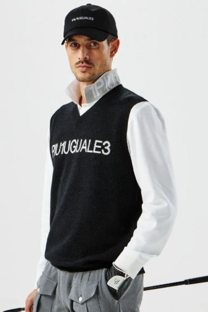 メンズウェア 1piu1uguale3 GOLF G KNIT VEST MESSAGGIO