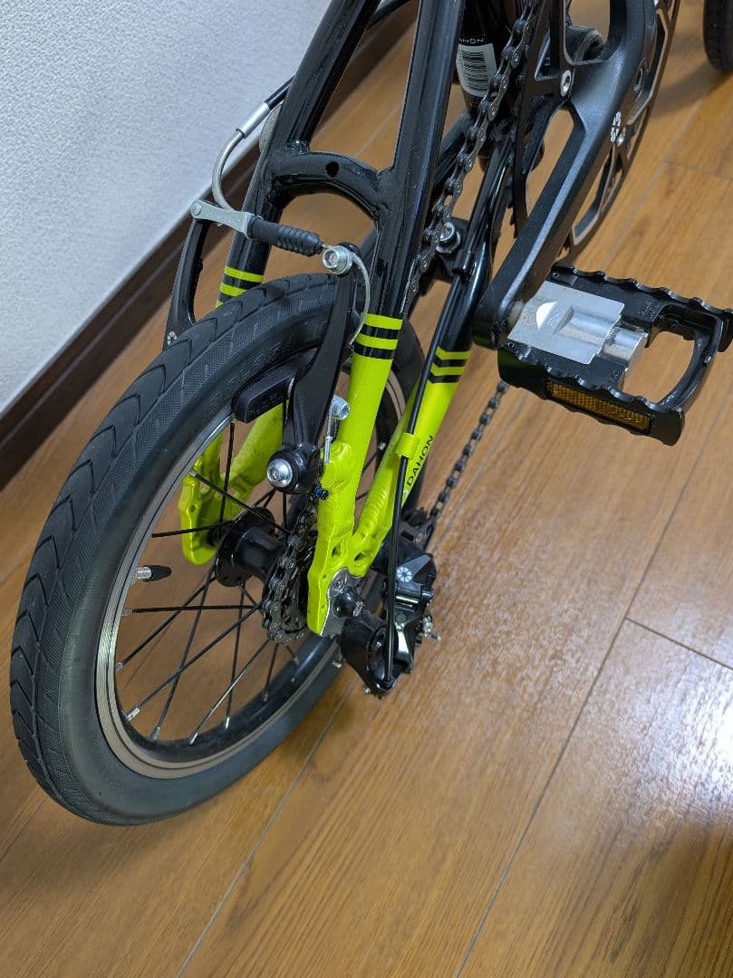 DAHON K3 2020年モデル ライムグリーン 室内保管 カスタム多数