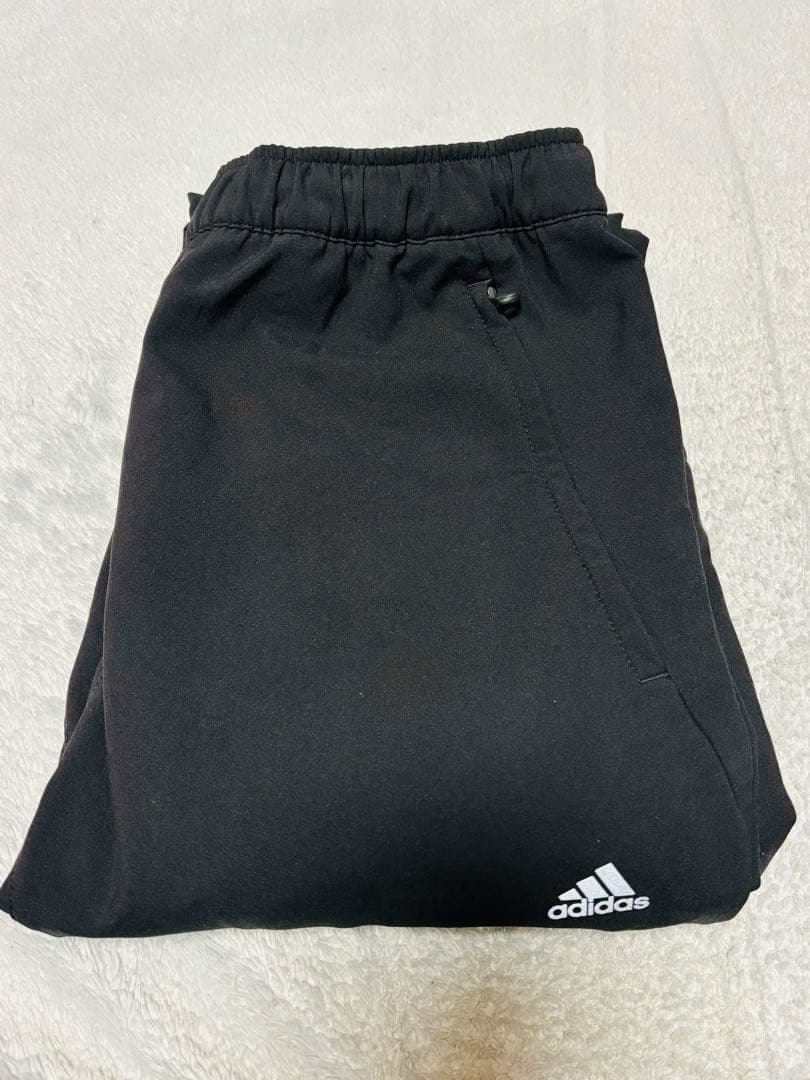 【S】アディダス ウィンドジャケット＆パンツ 黒 IEH98 IEH97