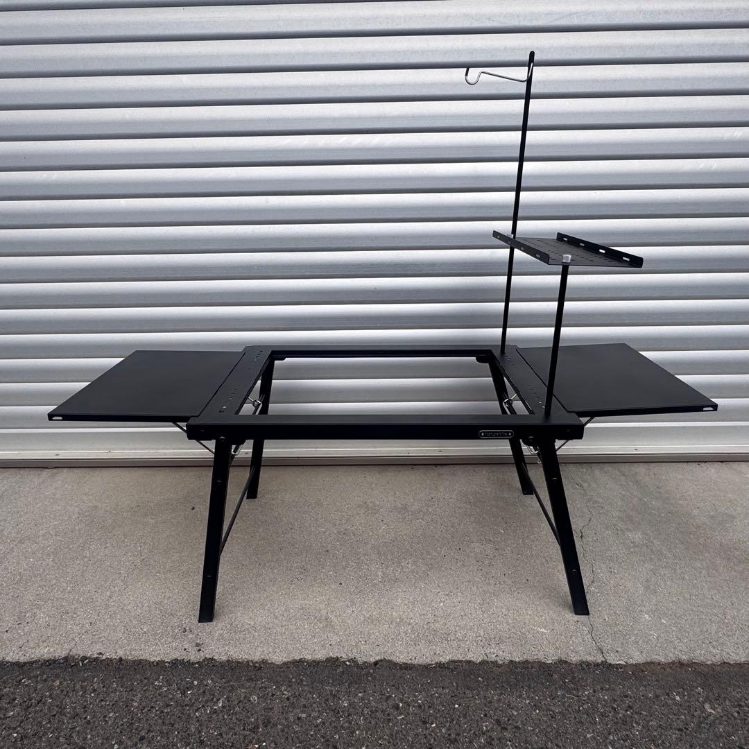 Naturehike IGTテーブル 折り畳み拡張可能64〜112cm ブラック