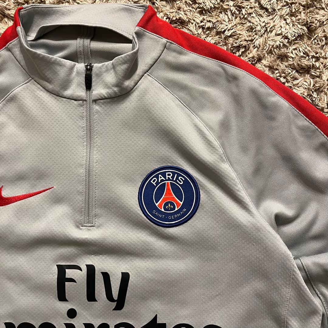 パリサンジェルマン 17/18 Dri-FIT ハーフジップ ドリルトップ L