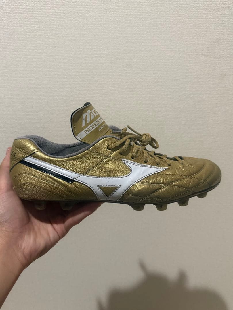 Mizuno モレリアUL JAPAN ゴールド 26.5cm