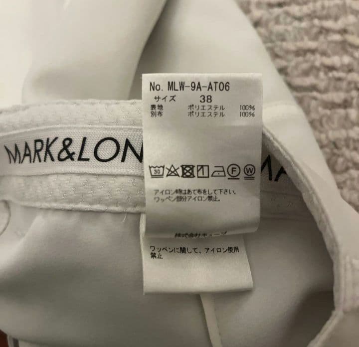 MARK&LONA マークアンドロナゴ　パンツ　白　M ストレッチ