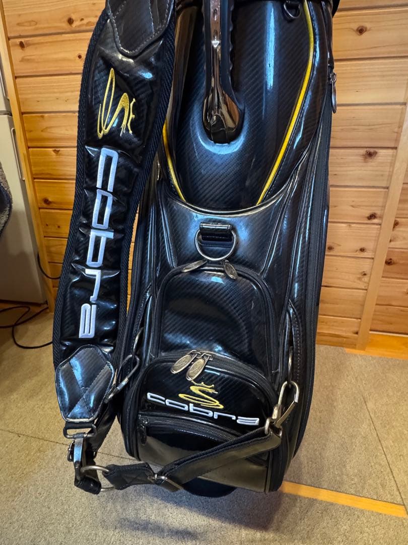 美品　Cobra キャディバッグ 黒