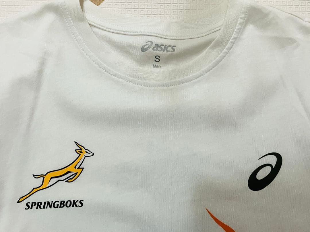 レア 南ア仕様 スプリングボクス 2019W杯 優勝記念Tシャツ S (日本M)