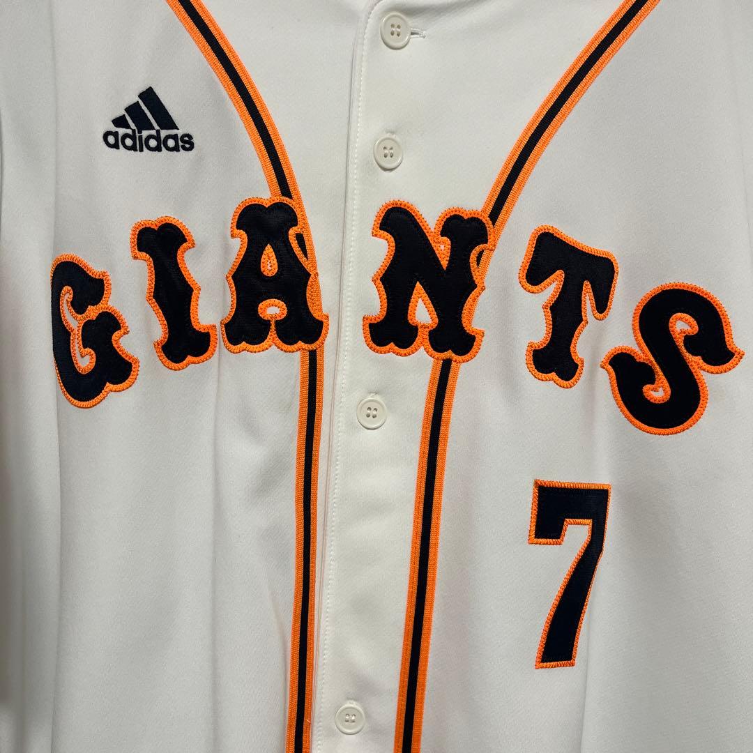 adidas GIANTS 刺繍ユニフォーム Oサイズ XLサイズ 長野久義選手