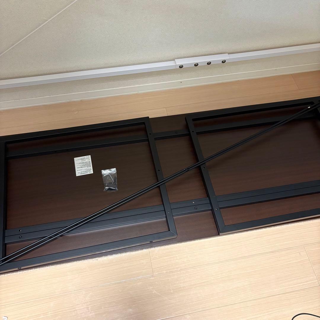 サンワダイレクト パソコンデスク ブラウン 160cm