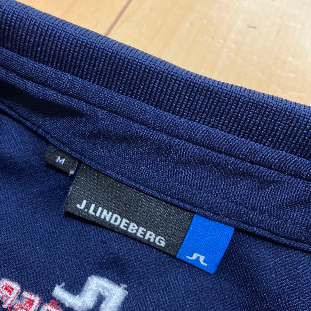 J.LINDEBERGジェイリンドバーグ　ノースリーブ　ワンピース　ネイビー　M