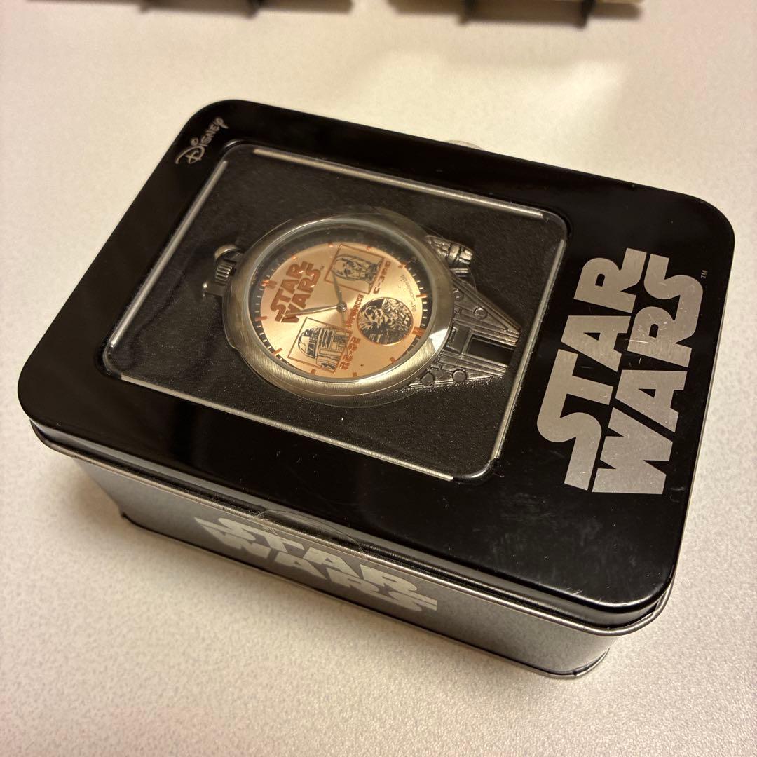 スターウォーズ　プレミアム　ファルコン型懐中時計　全2種類