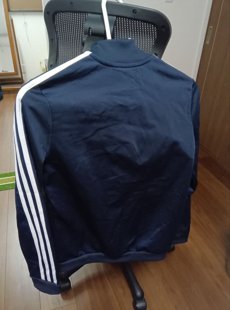 [新品]adidas 女性ジャージセット M ネイビー