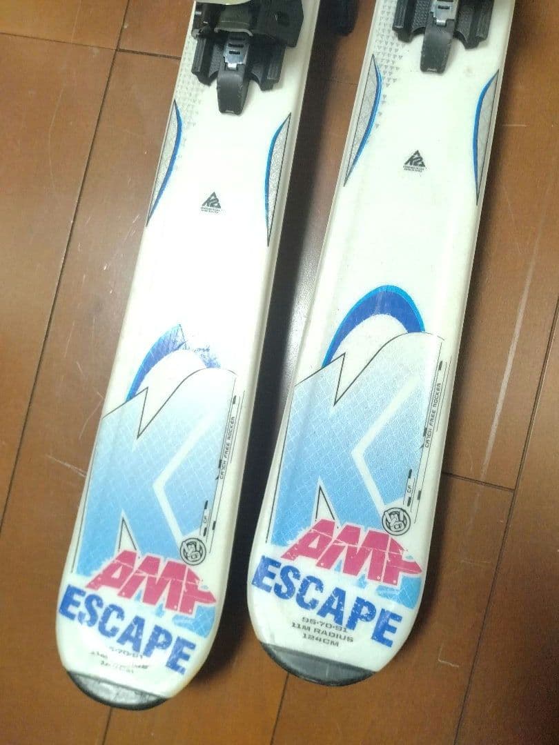 【Ｋ２☆】124cm　ケーツースキー板セット♪　送料無料！