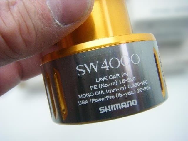即決！◆新品！シマノ 15 ツインパワーSW 4000XG 純正スプール◆108