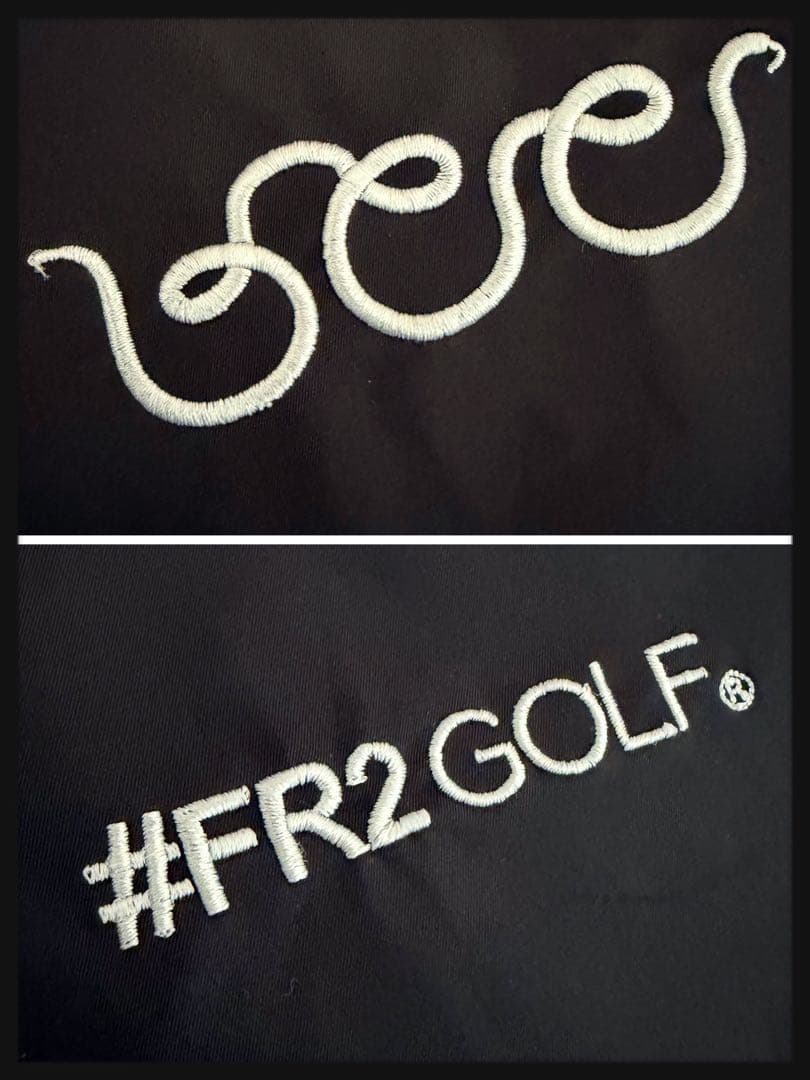 極美品 希少 FR2GOLF ゴルフ スニード スネークロゴ 店舗限定 ブラック