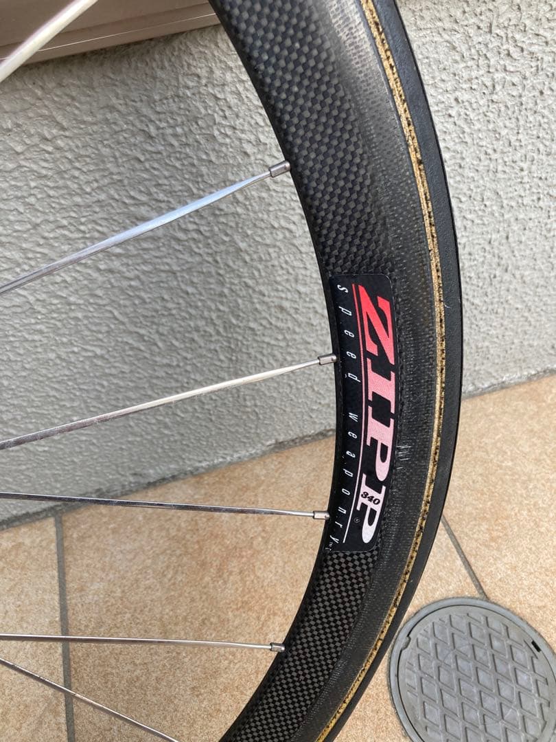 GW限定値下げ◎SPINERGY 、zippカーボンホイールセット700c