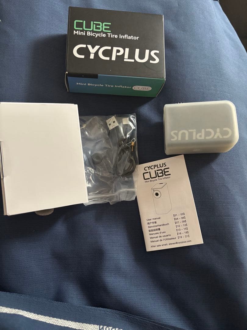 cycplus cube 電動空気入れ