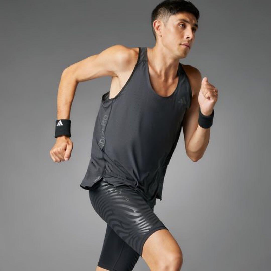 新品 アディダス　adidas メンズ　アディゼロ　ランニング　シングレット
