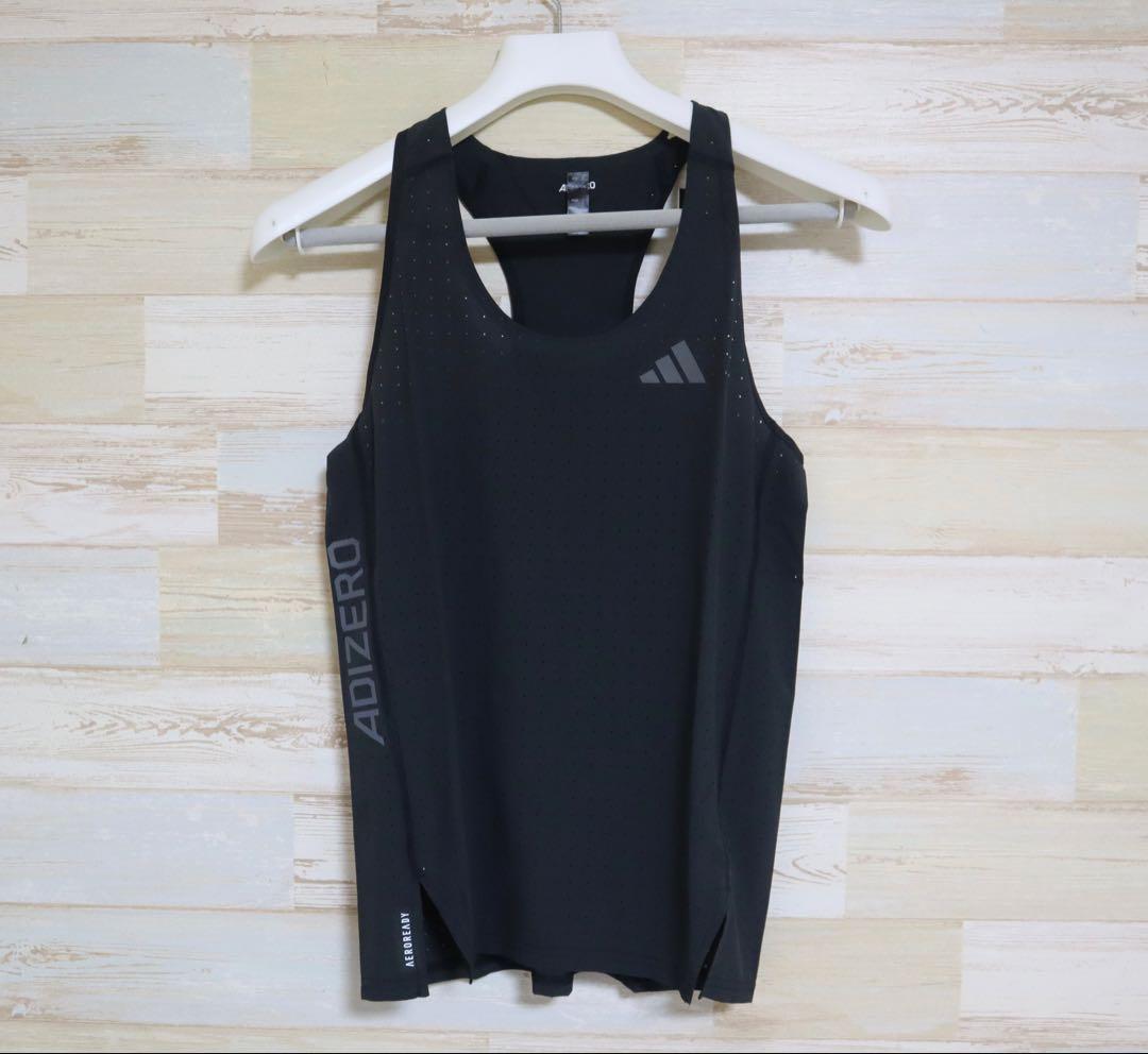 新品 アディダス　adidas メンズ　アディゼロ　ランニング　シングレット