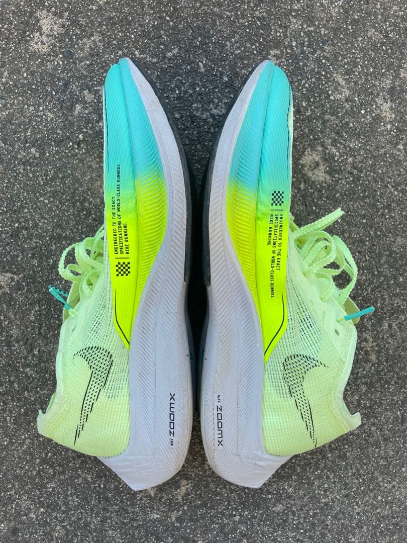 ［極美品］Nike ZoomX next ％2 ネオンイエロー　28.5cm