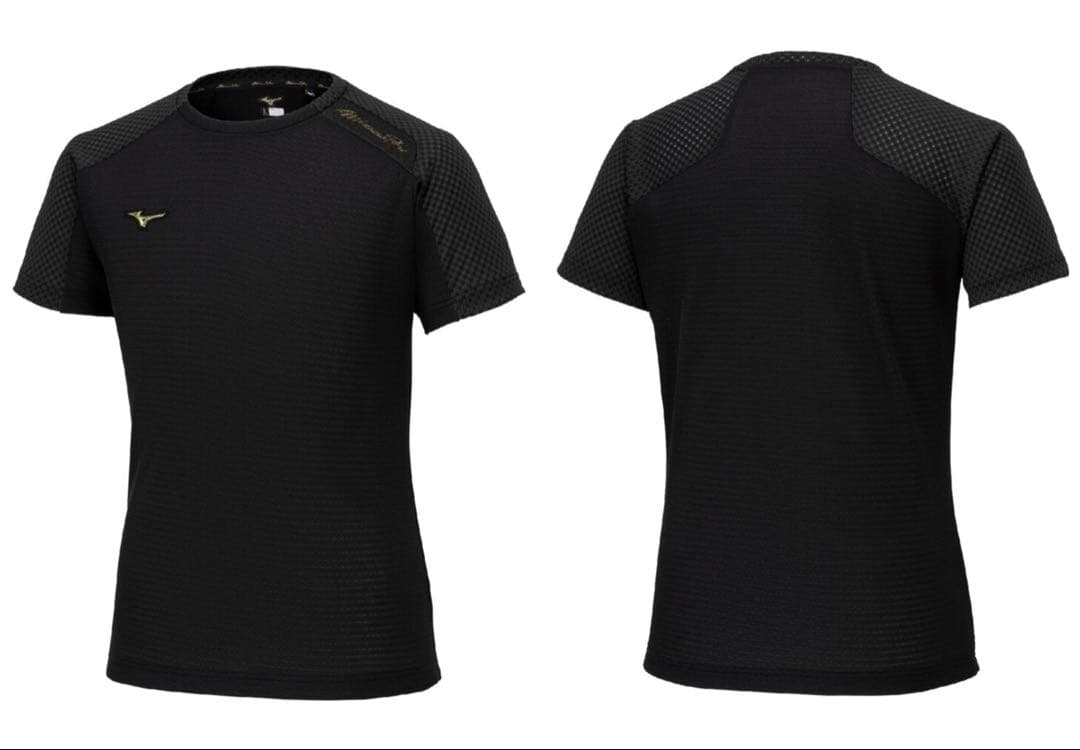 【ミズノプロ】 直営店限定 クーリングTシャツO ブラック 12JACT82