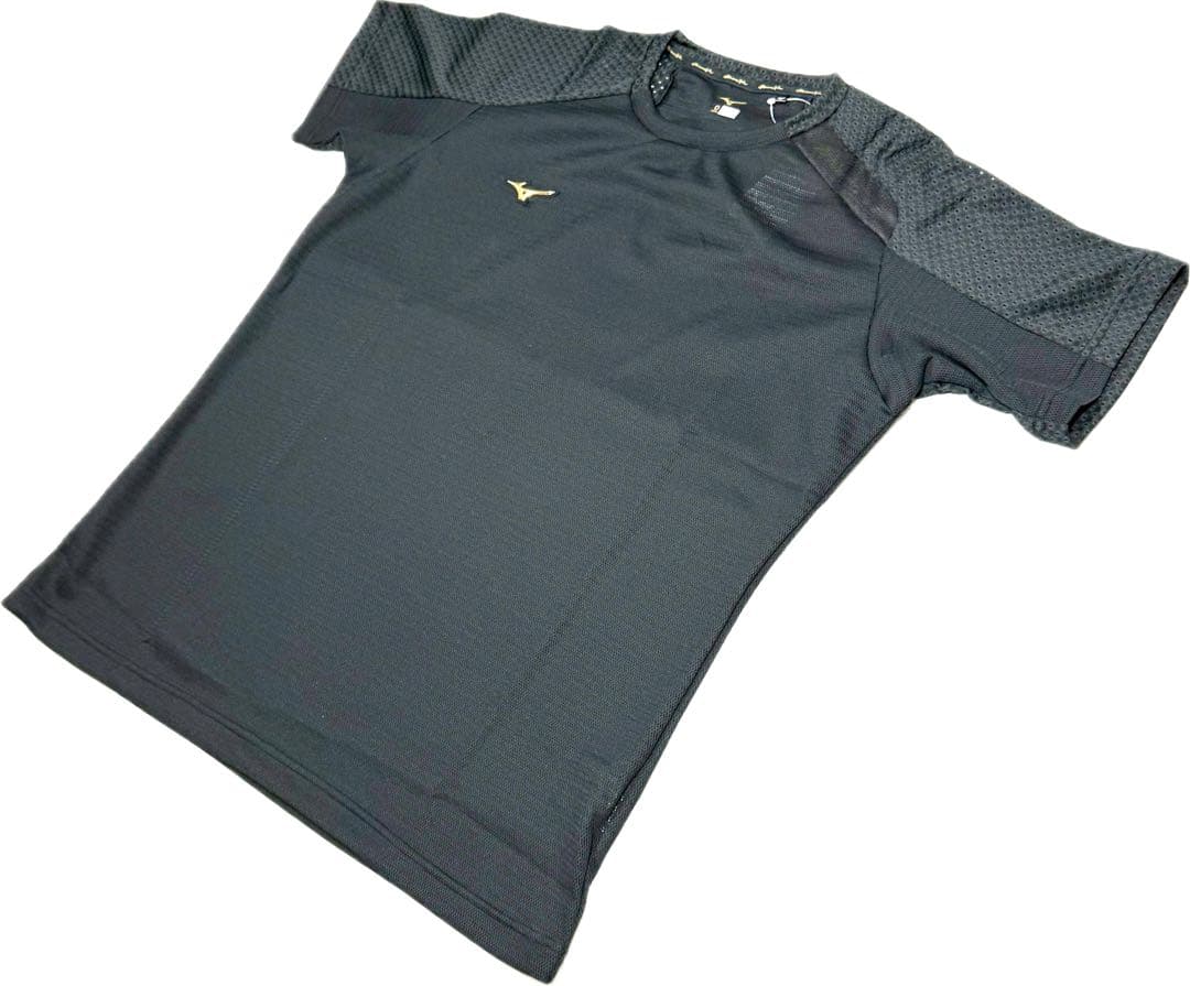 【ミズノプロ】 直営店限定 クーリングTシャツO ブラック 12JACT82