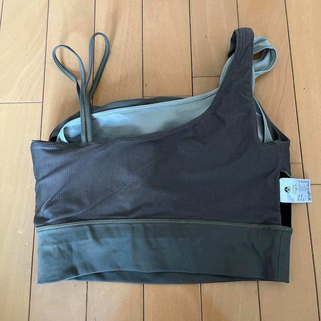 SUKALA スカーラ ecoアシンメトリーブラトップ カーキ Mサイズ