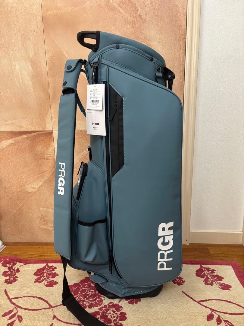 PRGR プロギアキャディバック　新品未使用　ブルーグレー