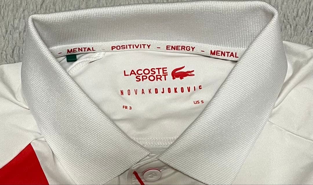 LACOSTE NOVAK DJOKOVIC テニスポロシャツ