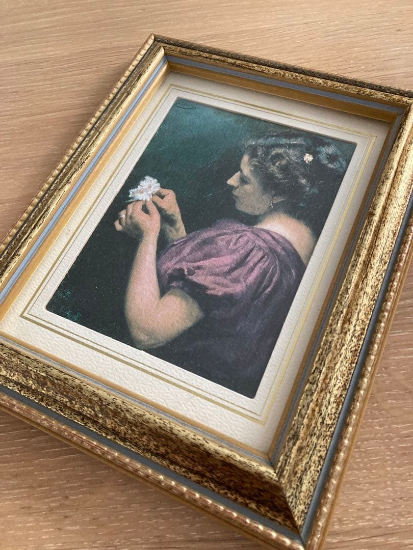 ポルトガル 栄光の500年展 ジョアン・アウグスト・リベイロ 《花を持つ女性》