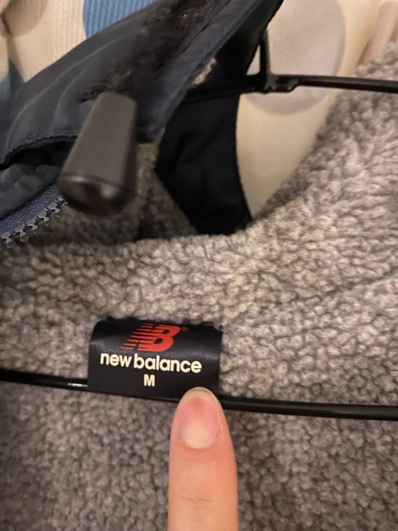 New Balance ネイビー ベンチコート