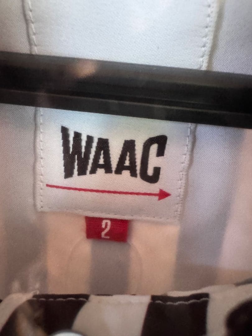 WAAC シアサッカー半袖ブラウス 美品