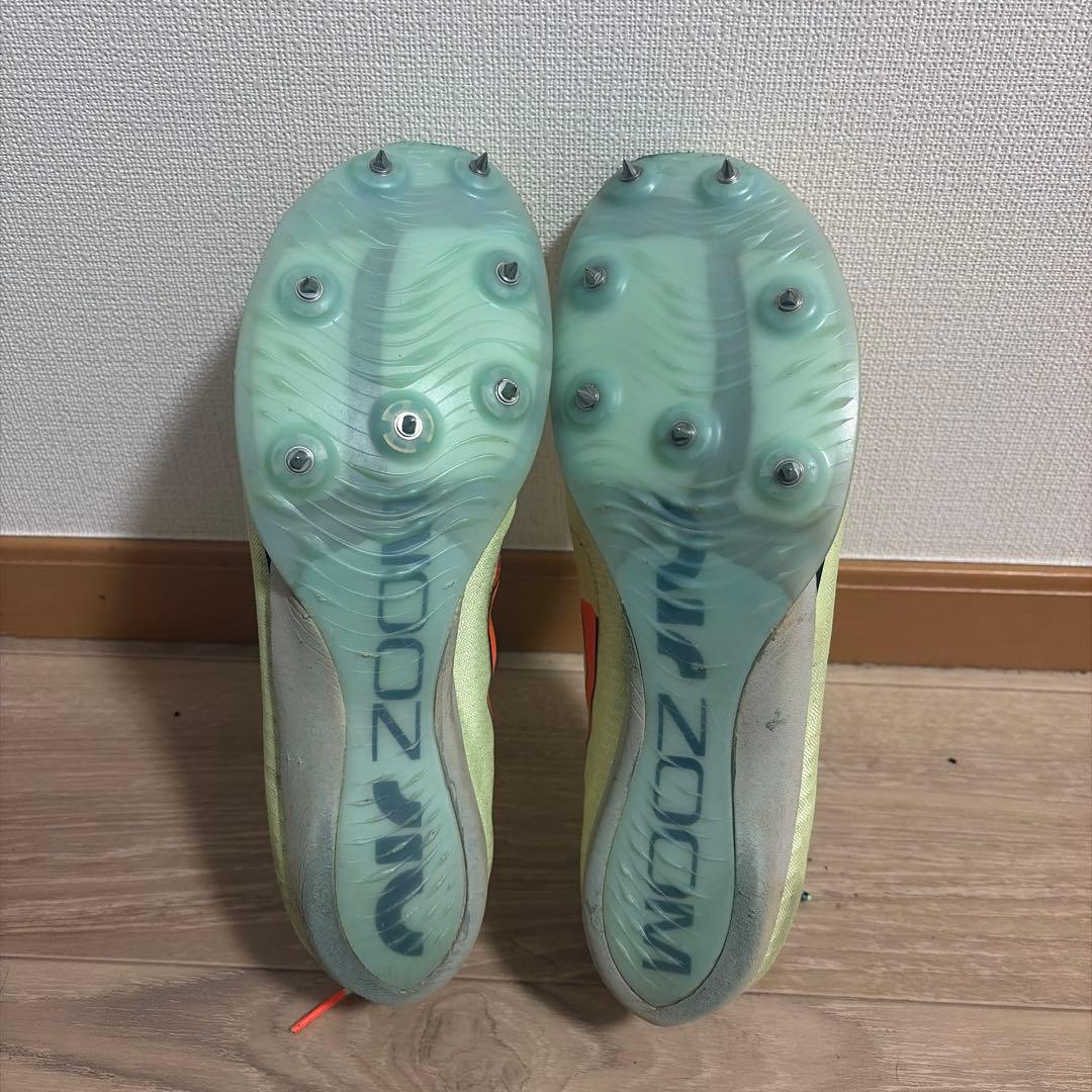 Nike マックスフライスパイクシューズ イエロー/オレンジ 28.0