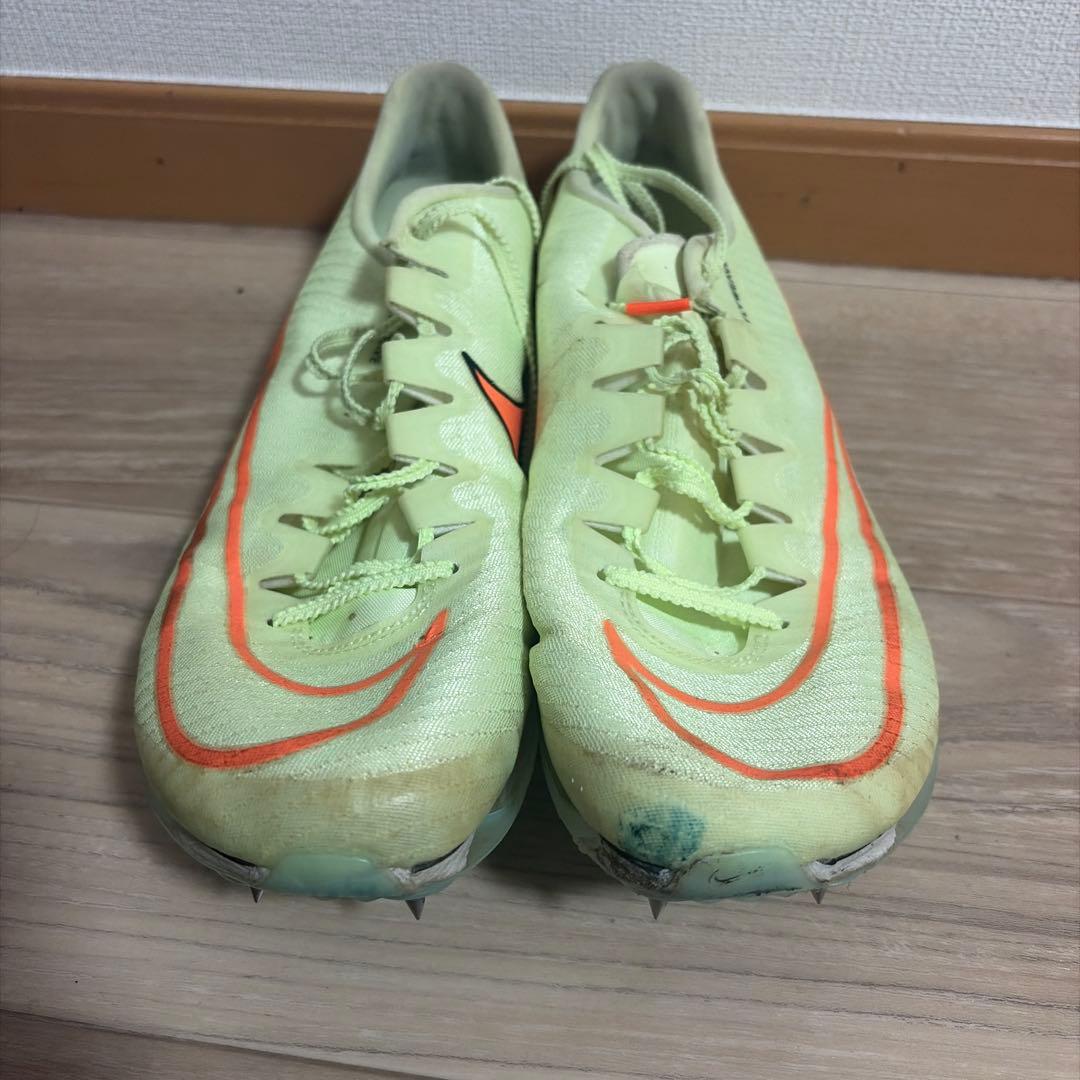Nike マックスフライスパイクシューズ イエロー/オレンジ 28.0