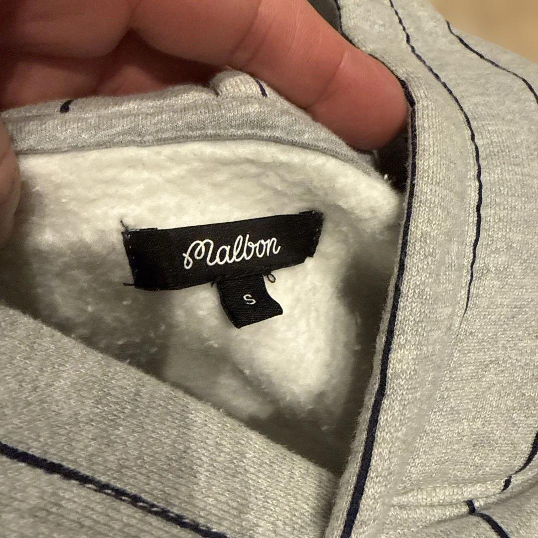 YH　MALBON✖️BEAMS GOLF 裏起毛パーカー　S