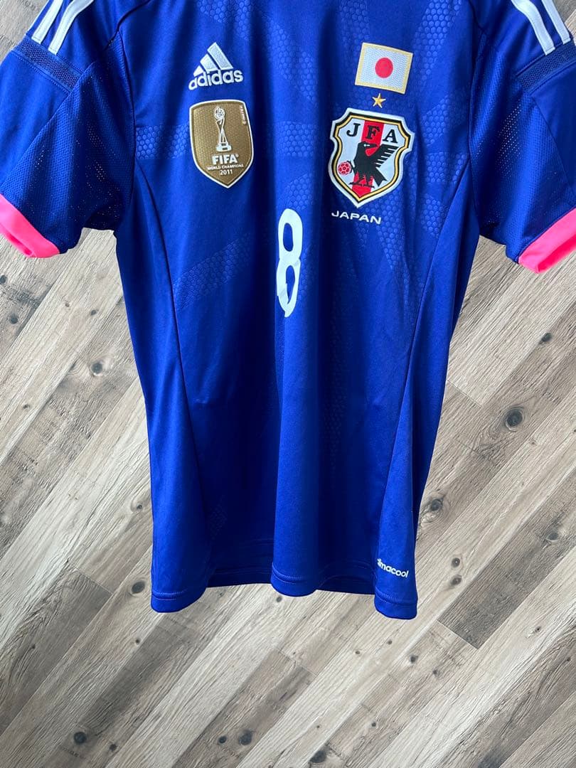 ★ なでしこジャパン　宮間あや　アディダス　背番号　ゲームシャツ　サッカーシャツ
