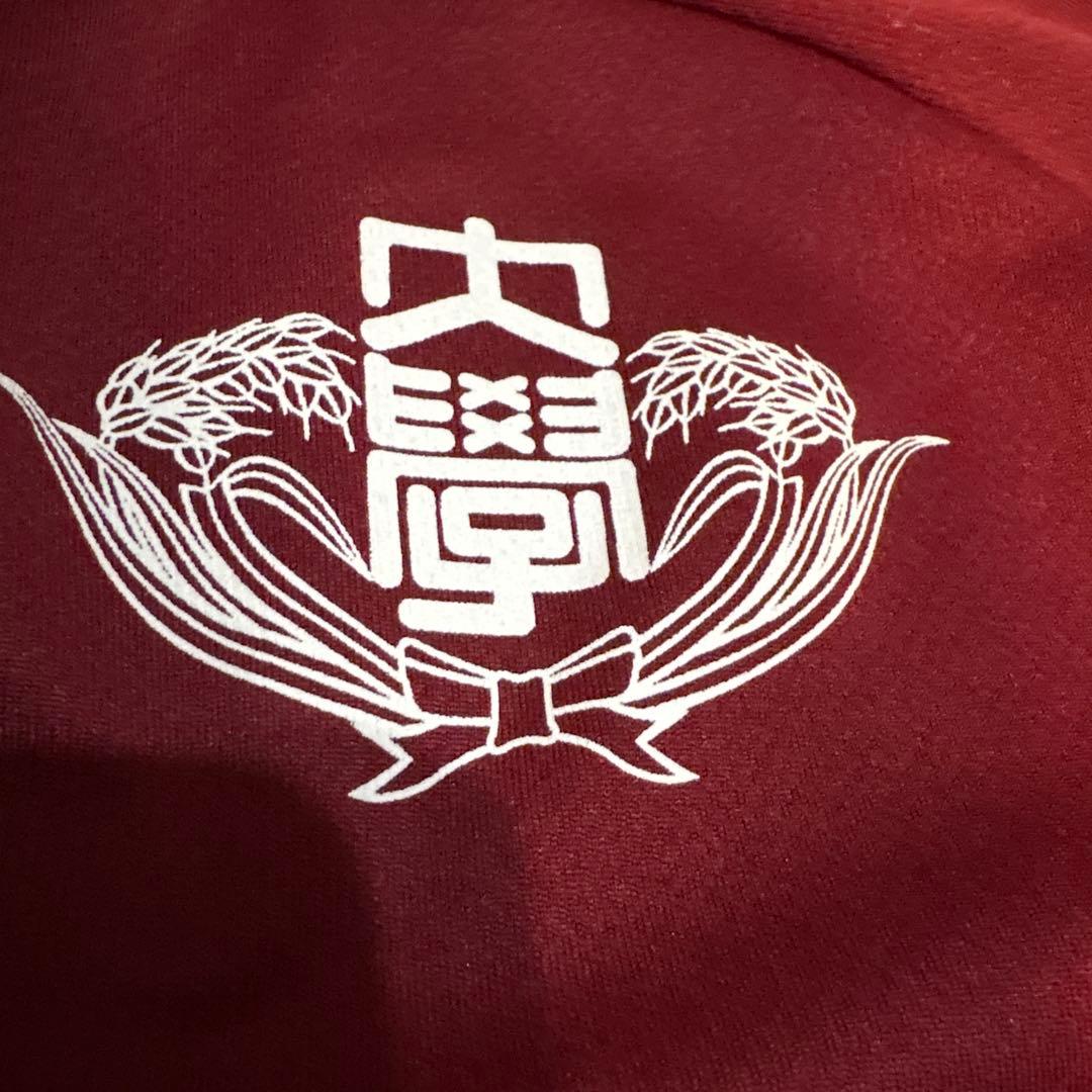 asics 赤 L 非売品　早稲田　サッカー