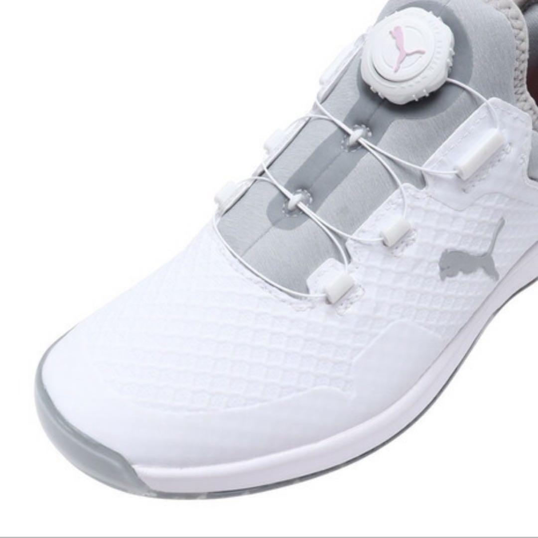 Puma ゴルフシューズ ホワイト/グレー