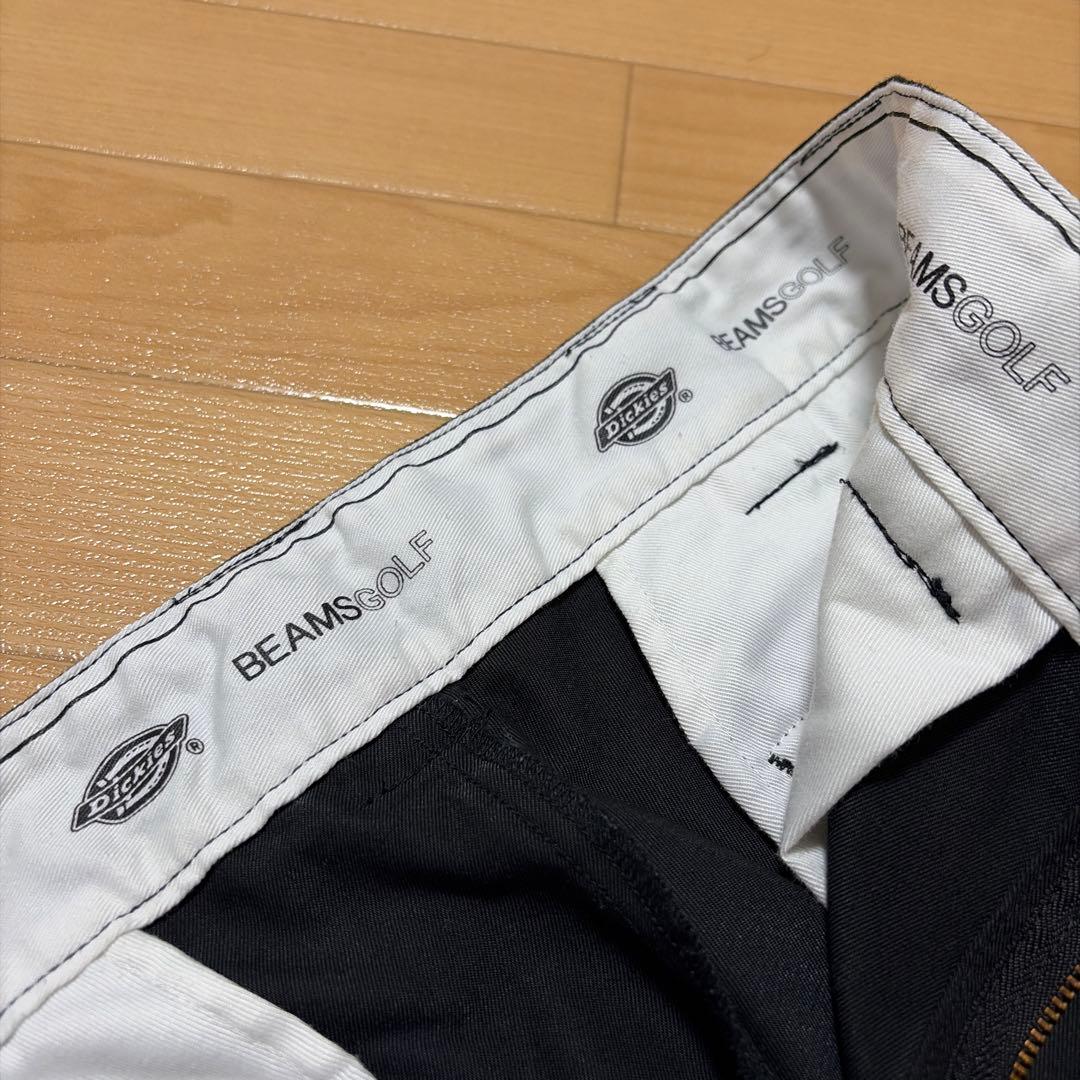 BEAMS GOLF Dickies ロングパンツ ブラック ワークパンツ L