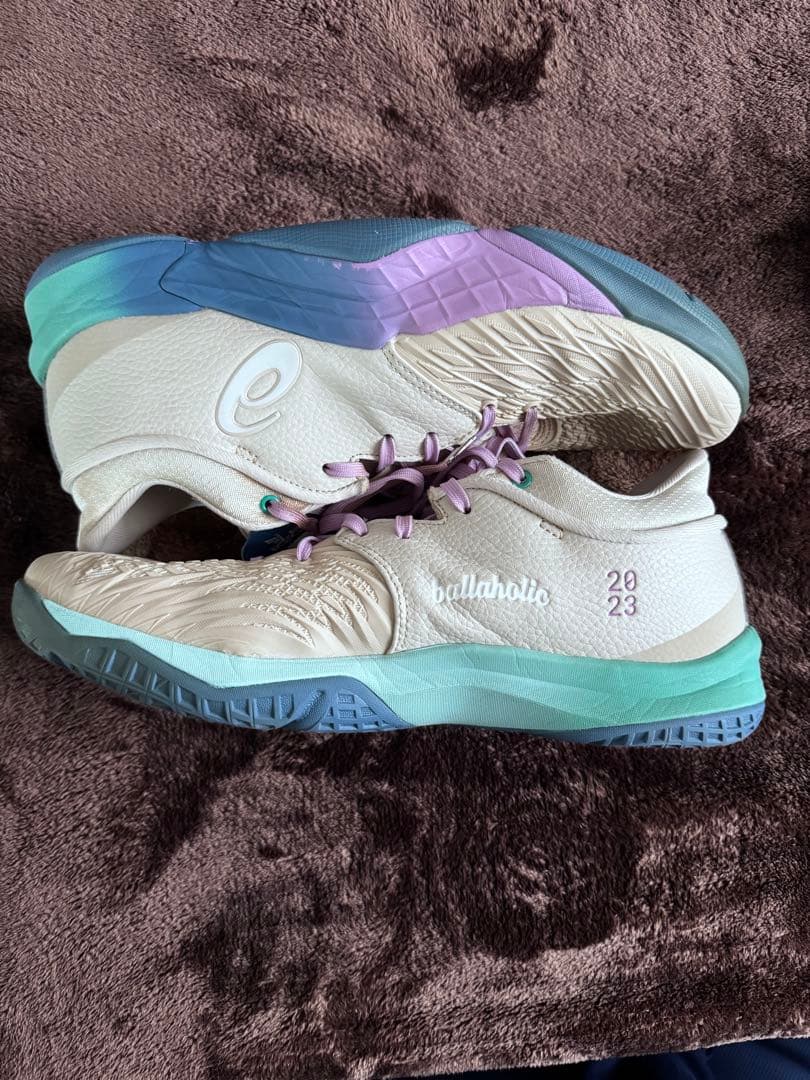 ASICS ballaholic アンプレアルス 紐紫 28.0cm