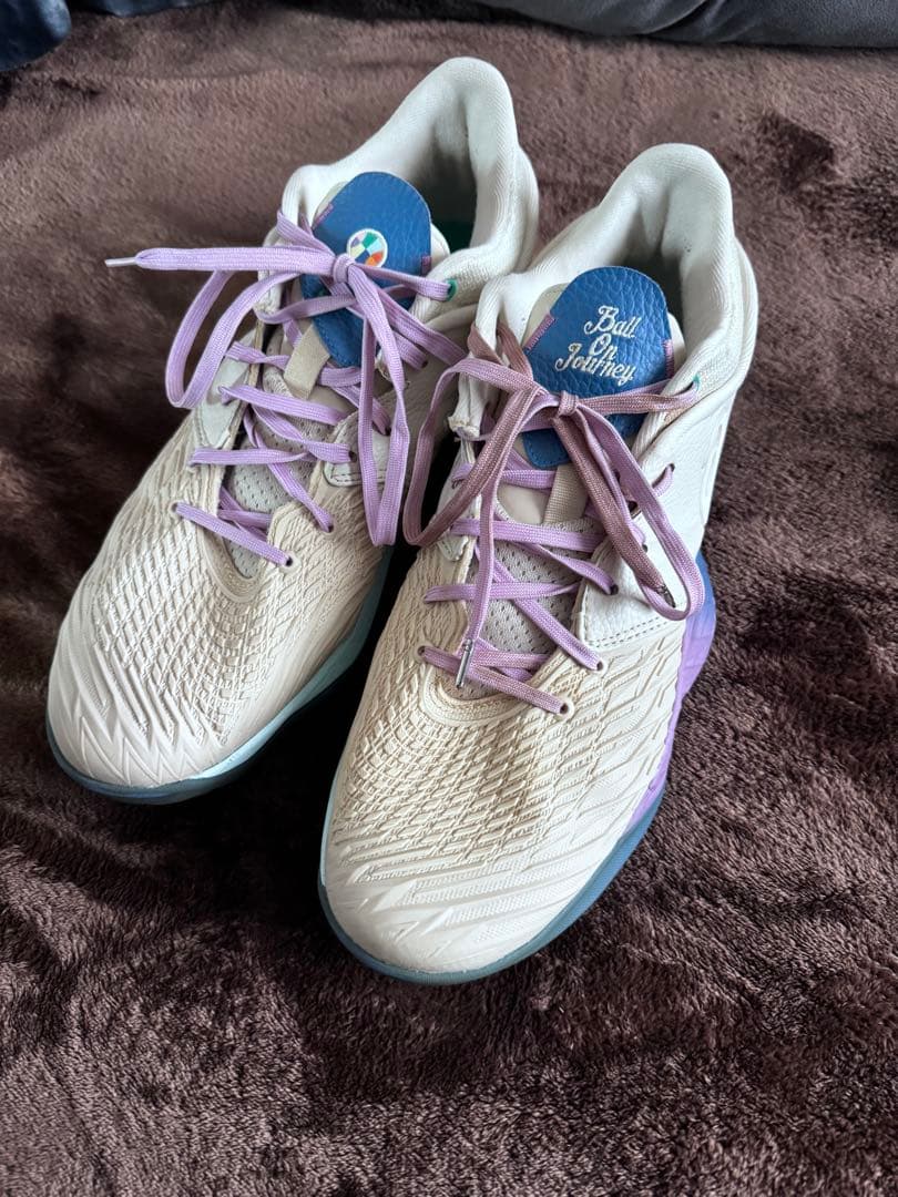 ASICS ballaholic アンプレアルス 紐紫 28.0cm