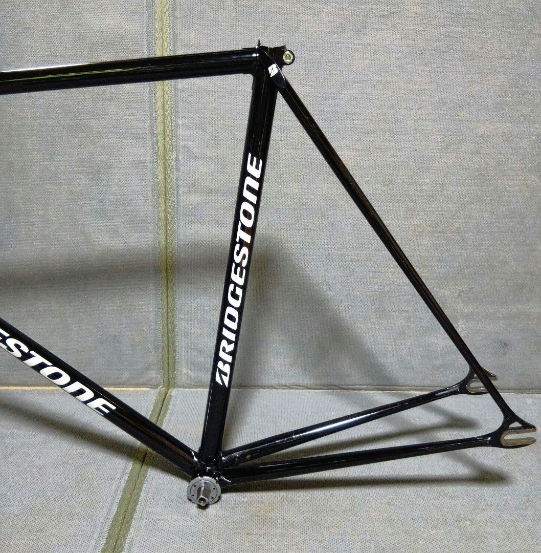 BRIDGESTONE　ピストフレーム　njs クロモリ　競輪　エアロ