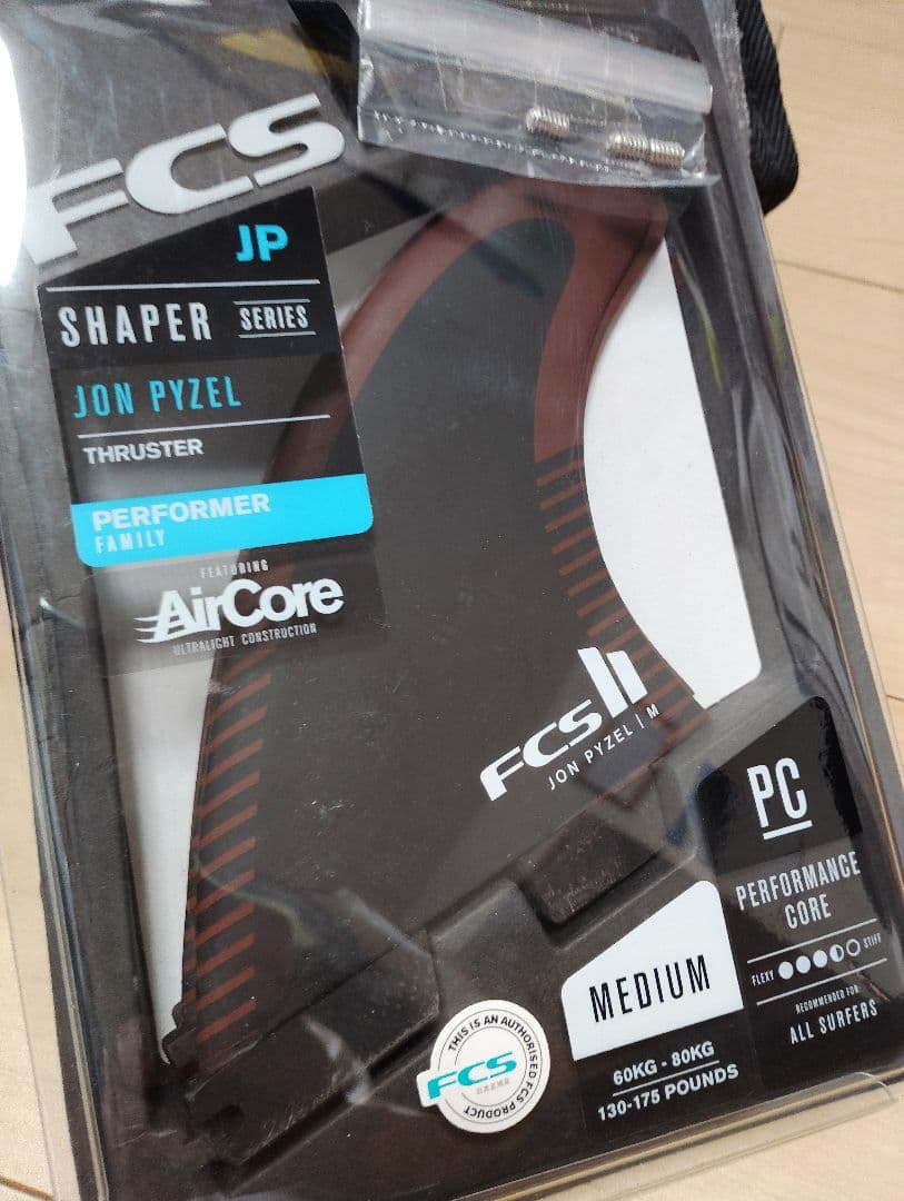 PYZEL 　ホワイトタイガー　5,6　30Lフィンセット　美品！