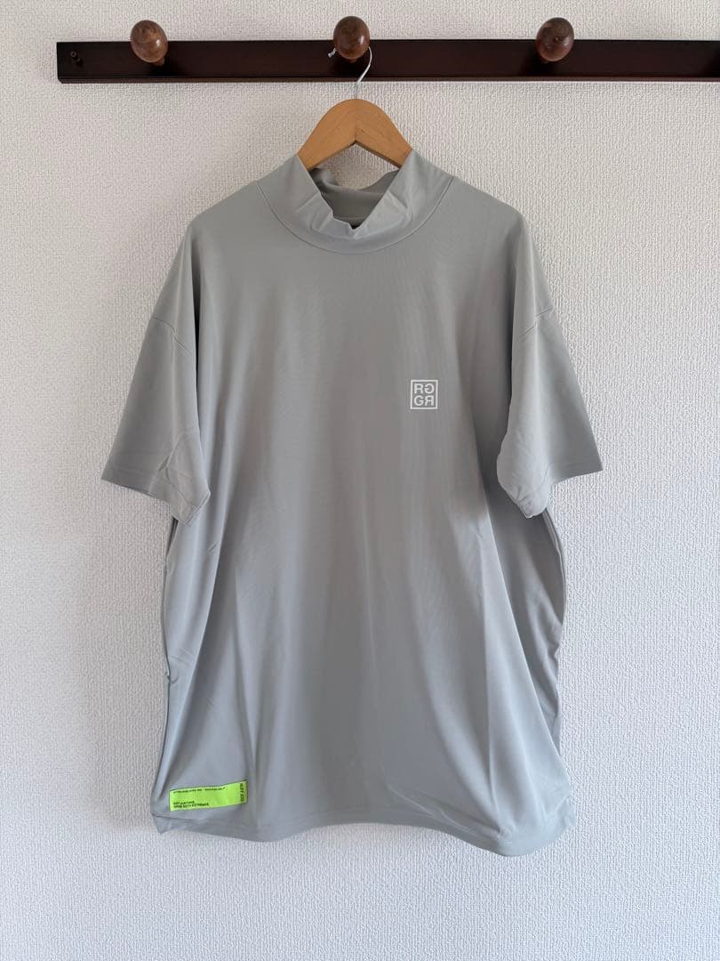 RUFFLOG MOCK NECK SHIRTS GRAY　ラフロッグ　サイズL