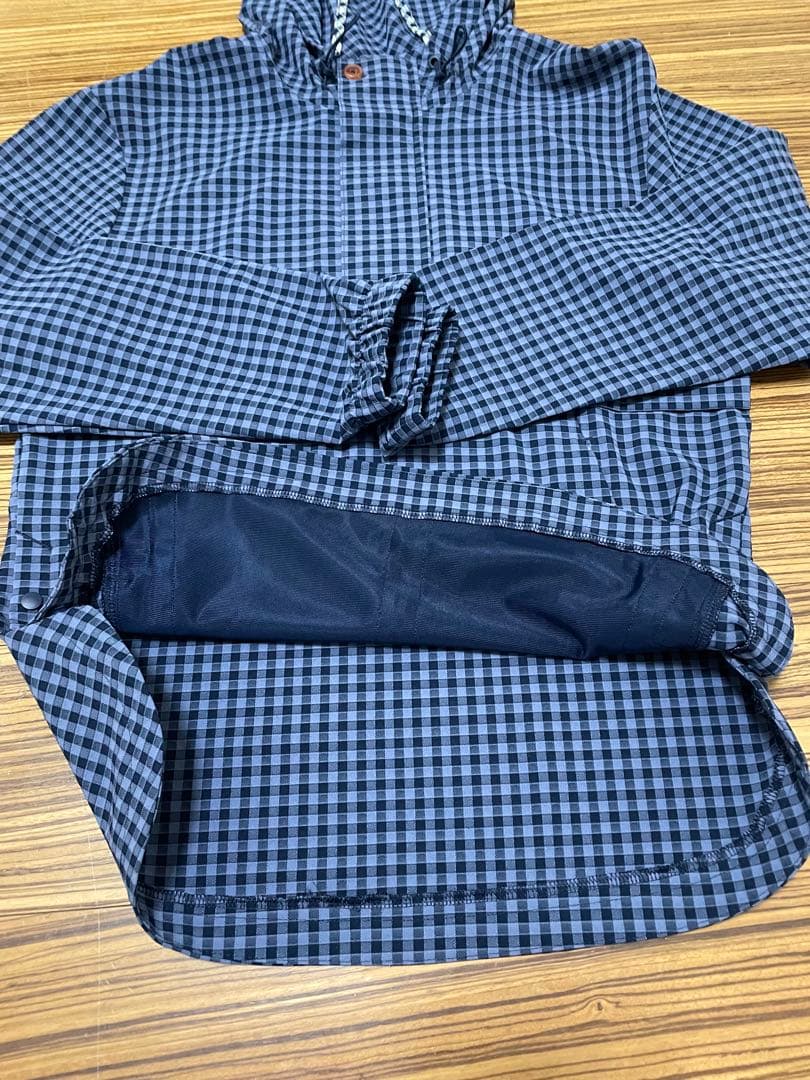 adidas × MALBON GOLF ギンガムチェックアノラックフーディー