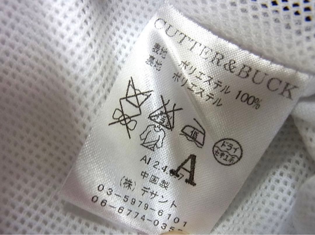 美品●CUTTER&BUCK 2WAY 長袖 半袖 ジップジャケット メンズL